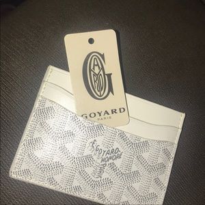 Goyard White Saint Sulpice Card Holder (F4K3)